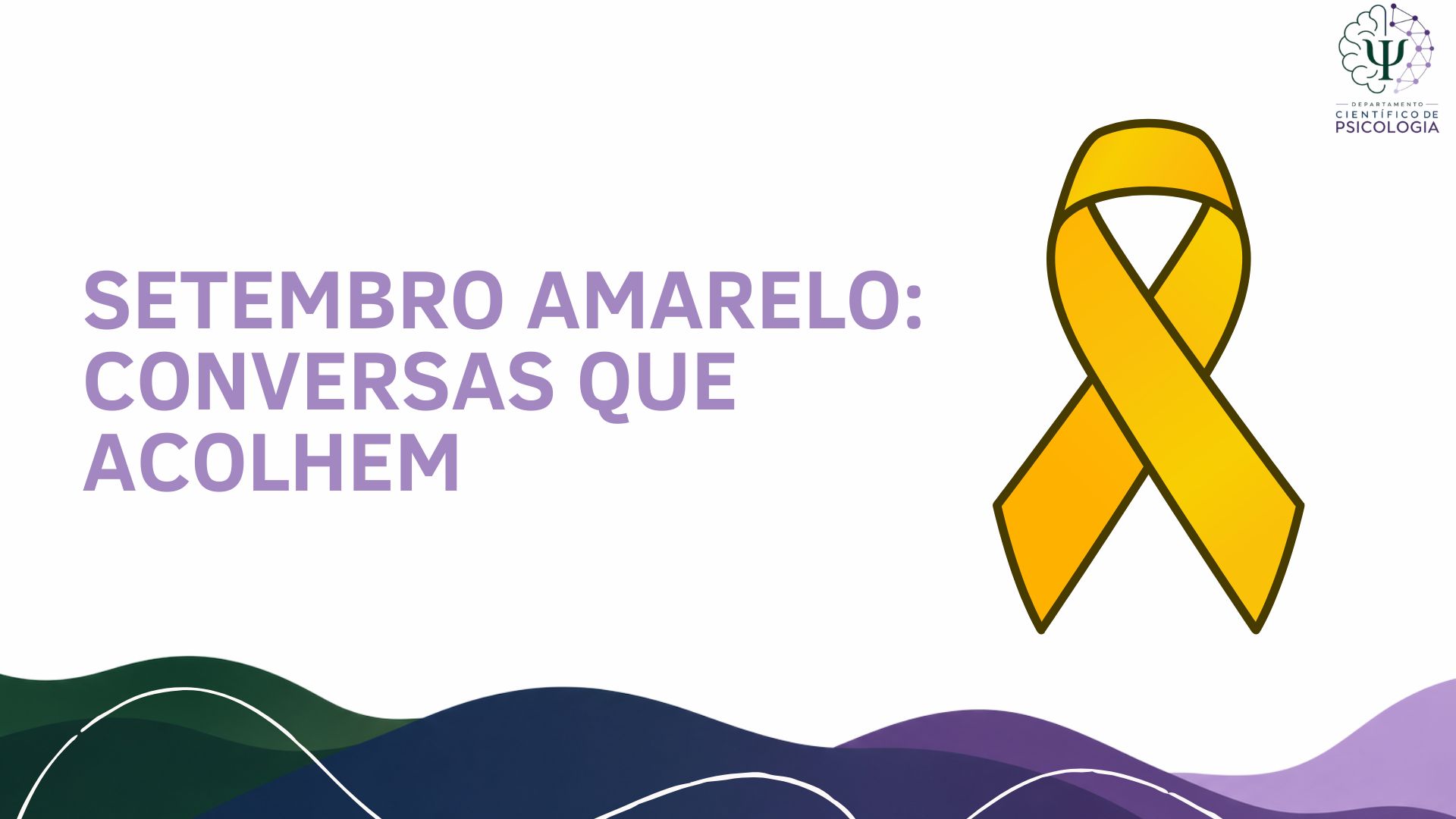 Setembro Amarelo: Conversas que Acolhem